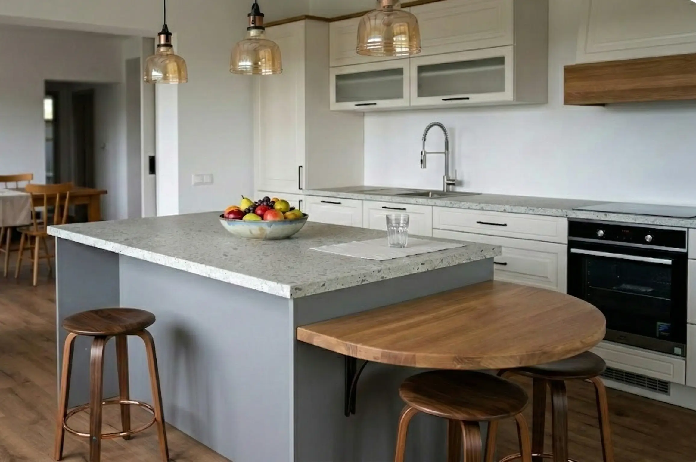 Moderní kuchyňská linka na míru