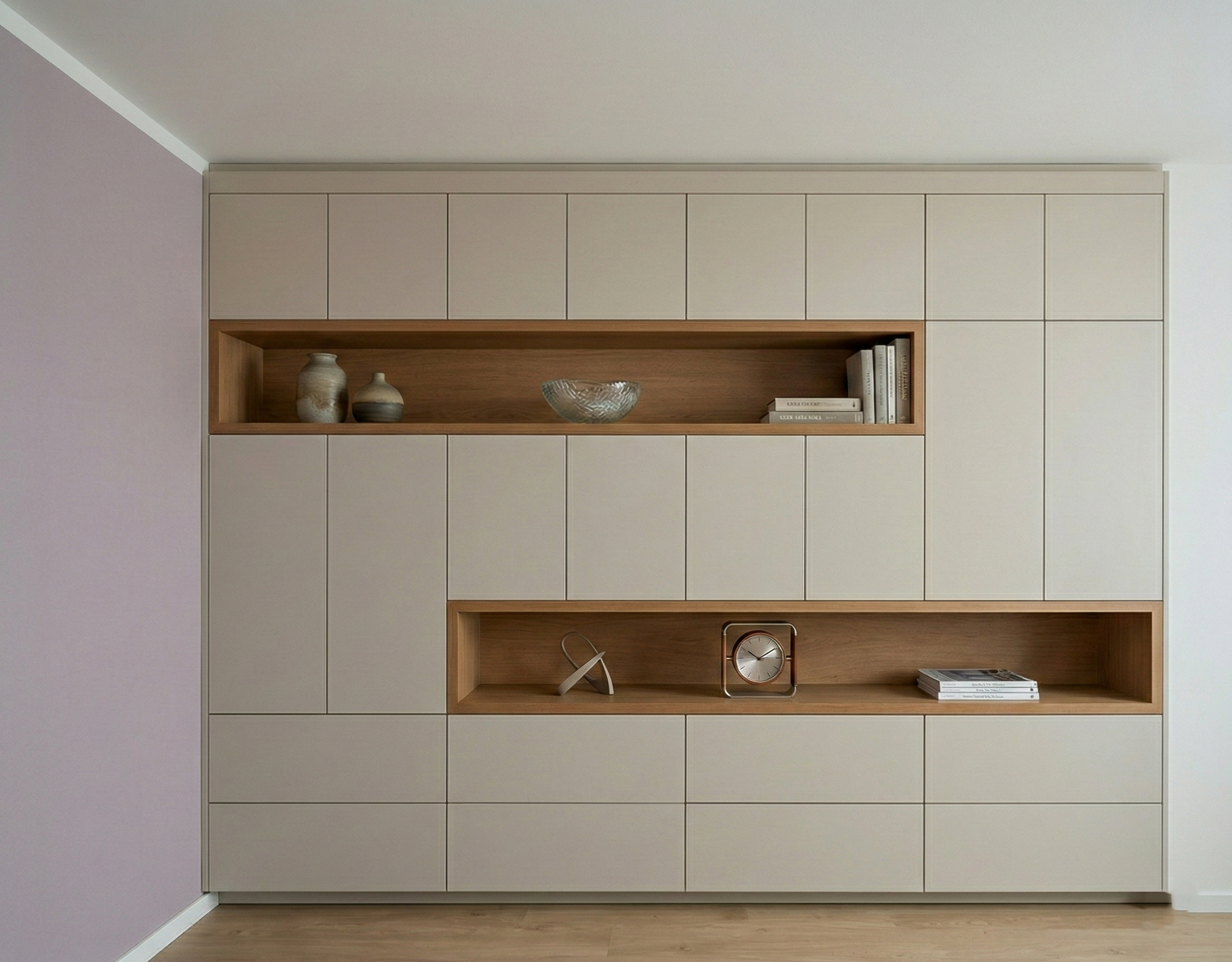 Obývací stěna — realizace